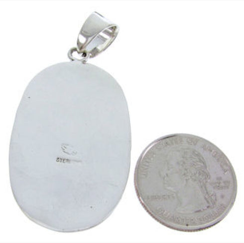 Multicolor Native American Village Design Jewelry Pendant YS69941